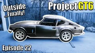 Outside! Pro Touring V8 Triumph Build – LS Powered Project GT6R – Ep22