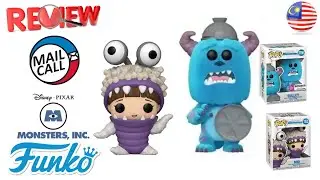 Funko Pop Mail Call Disney Pixar Monsters - Sulley Flocked Special Edition & Boo Review