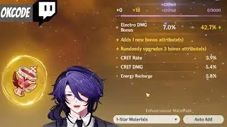 Genshin Impact Streamers Roll Artifacts 