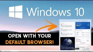 Make News and Interests on Windows open links with Chrome or Firefox.