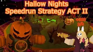 Hallow Nights ACT II Speedrun Strategy Solo | Tower Defense Simulator