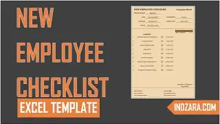 New Employee Checklist - Free Excel Template - Tour