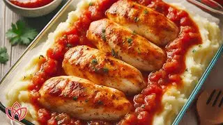 Filé de Frango ao Forno com Purê de Batata Cremoso - Receita Fácil e Deliciosa