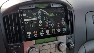 Магнитола Zhihang Qled/DSP/4G/Carplay Hyundai H1 Starex 9