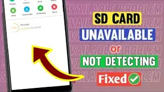 How to Fix SD Card not detecting by Phone without PC | SD Card Unavailable Problem Solved 🔥