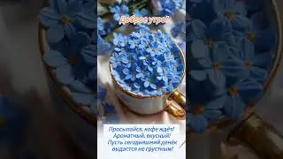 Доброе утро,хорошего дня открытки на каждый день #открытка #доброеутро #видеооткрытка #доброеутречко