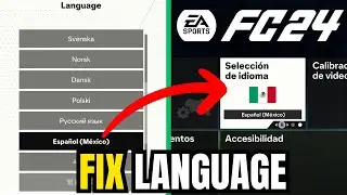 FIXED! How to Unlock All Languages in FC 24 - Set any Language in EA Sports FC 24 #fc24