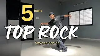 Basic TOP ROCK ANYONE CAN DO | Top Rock tutorial for beginners by Bimal Rana
