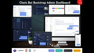 Chatbot Horizontal LTR Dark Dashboard Bootstrap 5 Admin Web App Template