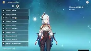 SHENHE BATTLE VOICE LINES (ENGLISH)