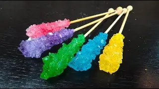 Sugar crystals: here's how to make tasty canes