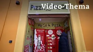 Deutsch lernen mit Videos | Die Pizza aus dem Automaten | mit deutschen Untertiteln