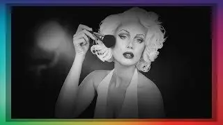 ASMR Get ready with Marilyn Monroe   (Role Play/make up/whispers/spray/tapping/foam)