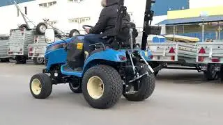 Трактор МТЗ LS Mtron Yanmar 1.25 производство Южная Корея на газонных колёсах низкого давления