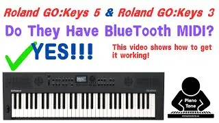 Roland GO:Keys BlueTooth MIDI