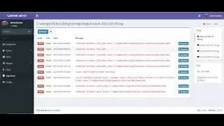 Install Log Viewer Extension | laravel-admin.org