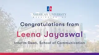 Congratulations to the incoming SOC Eagles class of 2024 from Dean Jayaswal!