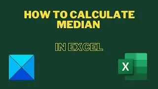 How to calculate Median in Excel