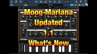 Moog Mariana Synth - 1.1.0 Update - 45 New Presets - 4 New Filter Slope Options & More