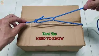 Automatically tighten | Knots are very useful in everyday life @9DIYCrafts