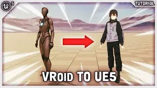 Vroid to Unreal Engine 5 | Custom Character set-up Tutorial