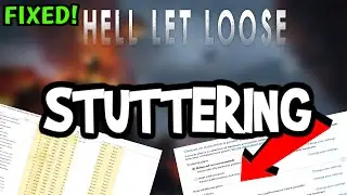 Fix Hell let Loose FPS Drops & Stutters (100% FIX)