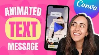 How to Create a Chat Video Animation in Canva + FREE template 🎁