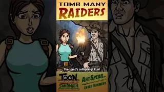 Lara Croft schools Indiana Jones - TOON SANDWICH #funny #tombraider #indianajones #laracroft