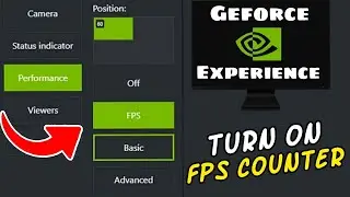 How to turn on fps counter geforce experience