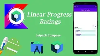 How to Implement Linear Progress Ratings in Jetpack Compose | Android | Kotlin | Make it Easy