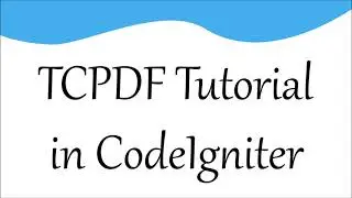 Generate Dynamic PDF using TCPDF