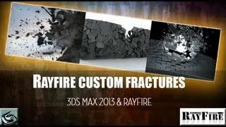 Rayfire 1.6 shattering fracturing Tutorial - Custom Shatter 3DsMax