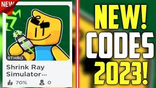 FUTURE CODES!! | *NEW* ROBLOX SHRINK RAY SIMULATOR CODES 2023! (SPACE)