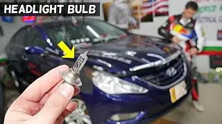 HYUNDAI SONATA HEADLIGHT BULB REPLACEMENT REMOVAL