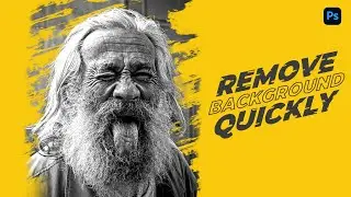 Remove Backgrounds quickly | How to use Quick selection tool in photoshop | Beginners guide