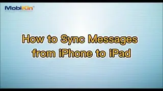 How to Sync Messages from iPhone to iPad