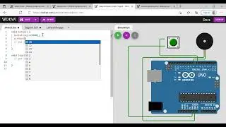 Arduino : Interfacing of Buzzer and Push-Button with Arduino