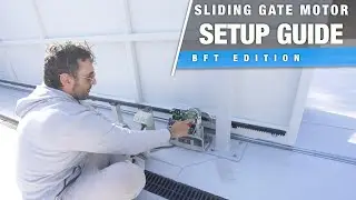 BFT Motor Setup and Programming for Sliding Gate