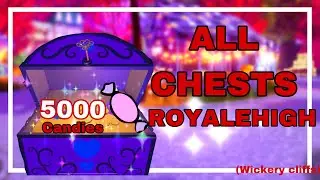 ALL THE CHESTS LOCATION IN Royale High (TOTAL 9 CHESTS) in wickery cliffs