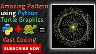 Python project | Amazing Pattern using Python Turtle Graphics |Simple Python Turtle Graphics 