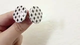 Гвоздики круглые 2.5 см с красивым узором