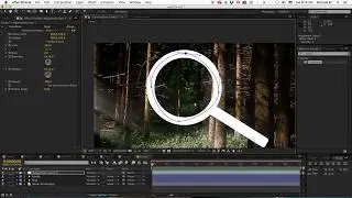 Magnifying Glass Effect: Set Up 01 in After Effects