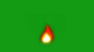 Candle flame effect | Green Screen Library