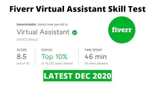 Fiverr Virtual Assistant Skill Test Questions and Answers 2020 | Tips & Tricks to Pass Fiverr Tests