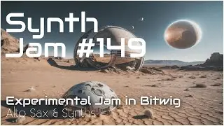Experimental Jam with VGTrumpet Alto Sax in Bitwig - Synth Jam 149 