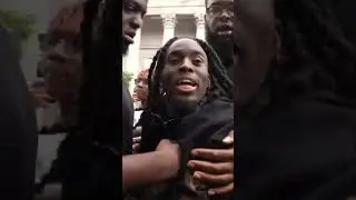 Kai Cenat's Fans overcrowding NYC Union Square Park #kaicenatstream #celebrity #trending #nyc #fyp