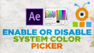 How to Enable System Color Picker in After Effects