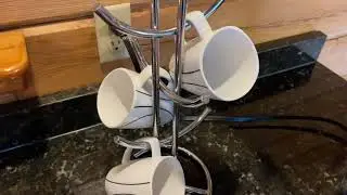 Spectrum Diversified Euro 6 Holder, Alloy Steel, Countertop Mug Tree, Mugs & Tea Cup Review