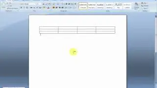 How to set table columns or rows to fixed width or height? | Word 2007