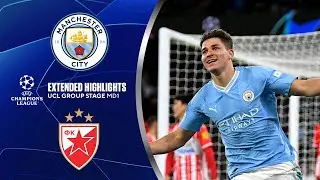 Man. City vs. Crvena zvezda: Extended Highlights | UCL Group Stage MD 1 | CBS Sports Golazo